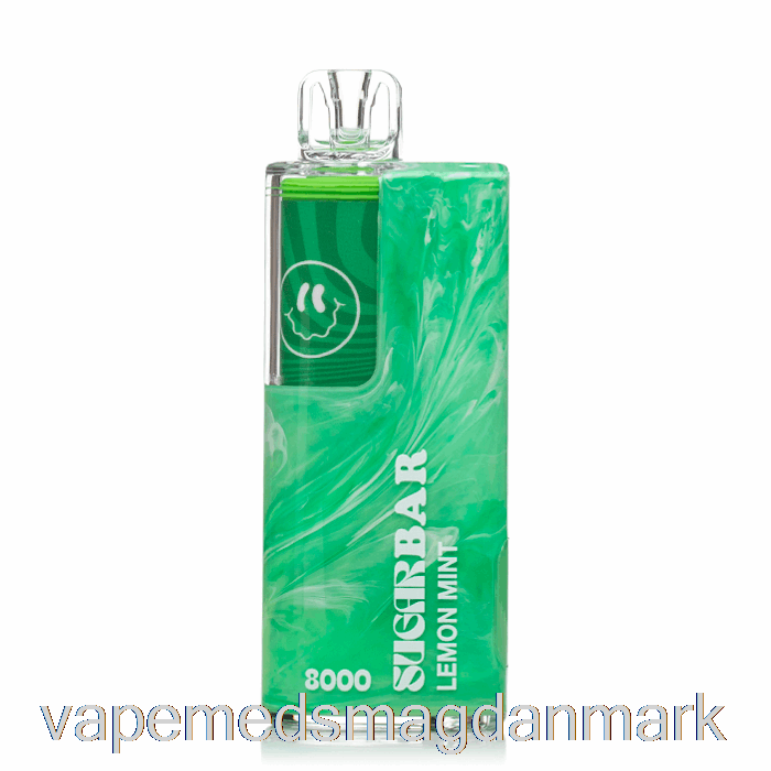 Vape Med Smag Sukkerbar Sb8000 Engangs Citronmynte